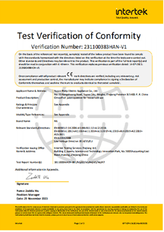 OUR HONORARY CERTIFICATES