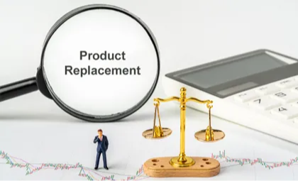 Damage or quality issues lead to product replacement or reissue