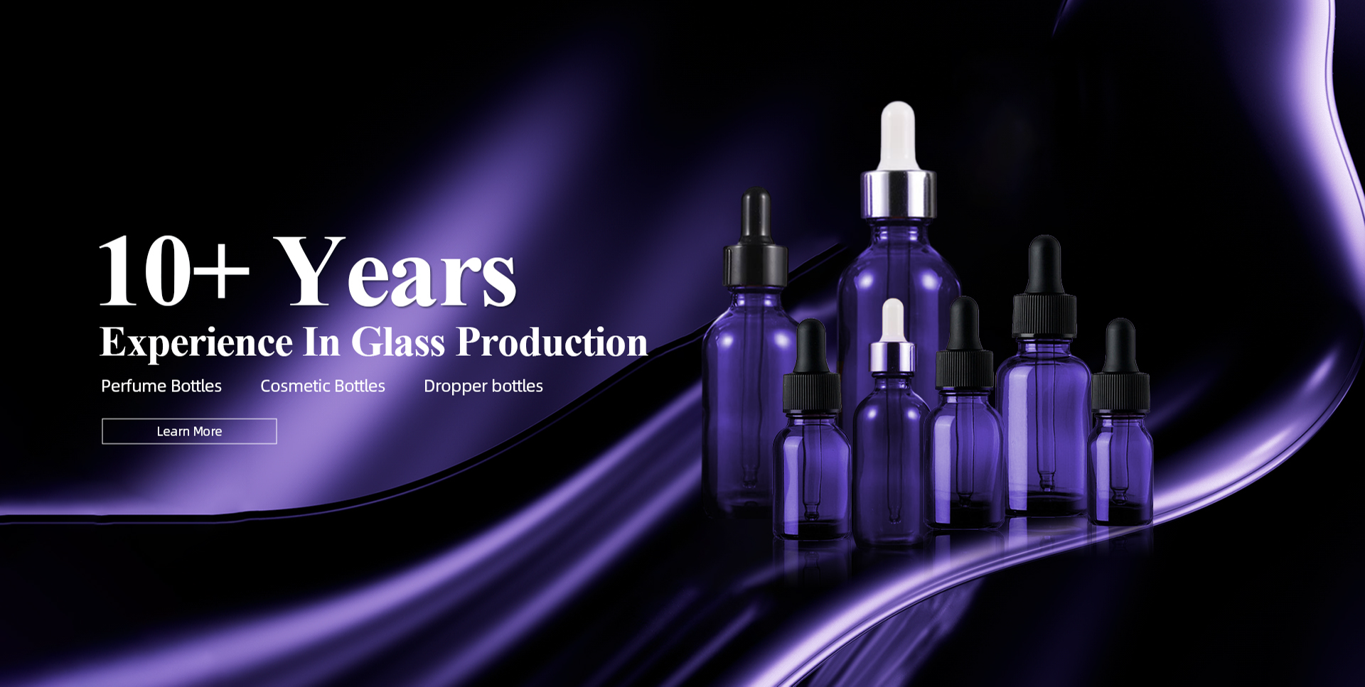 Glass bottle and dropper, Glass diffuser bottles, Glass roll on bottles Supplier - Jihertz