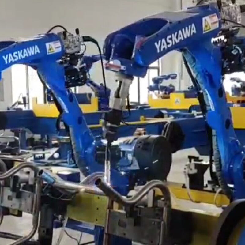 YASKAWA welding robots and automatic power coating line