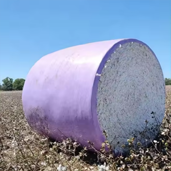 Purple Cotton Wrap Filled With Cotton