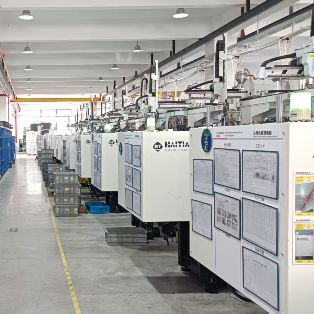 31 Automatic Injection Molding Machines