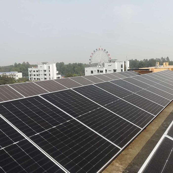 800KW Bogra Bangladesh On Grid Roof Solar Power System