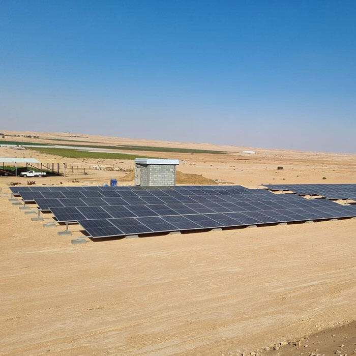 100kw Saudi Arabia off-grid solar energy system