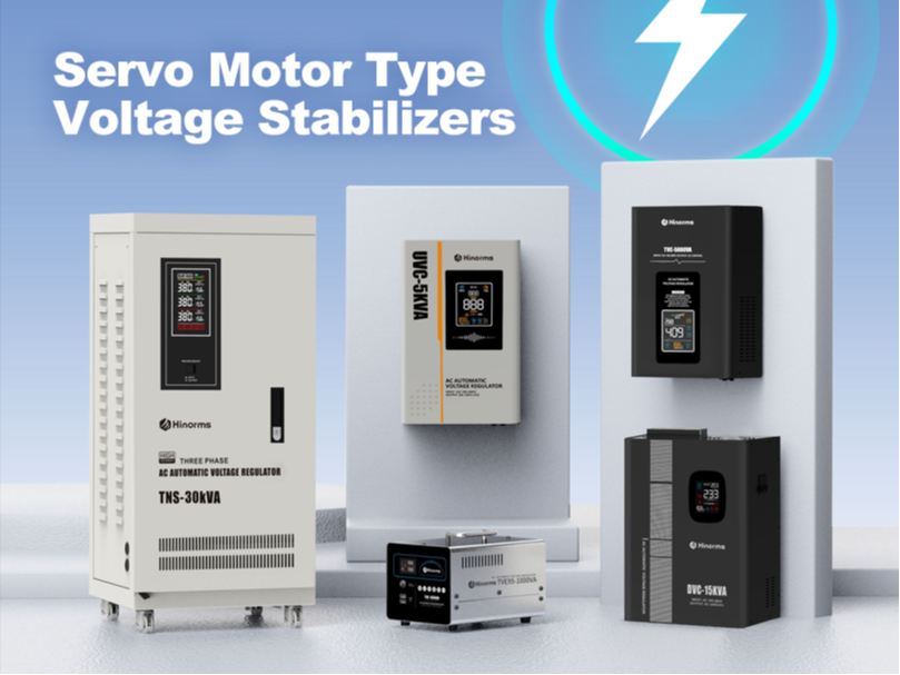 Servo motor type voltage stabilizers