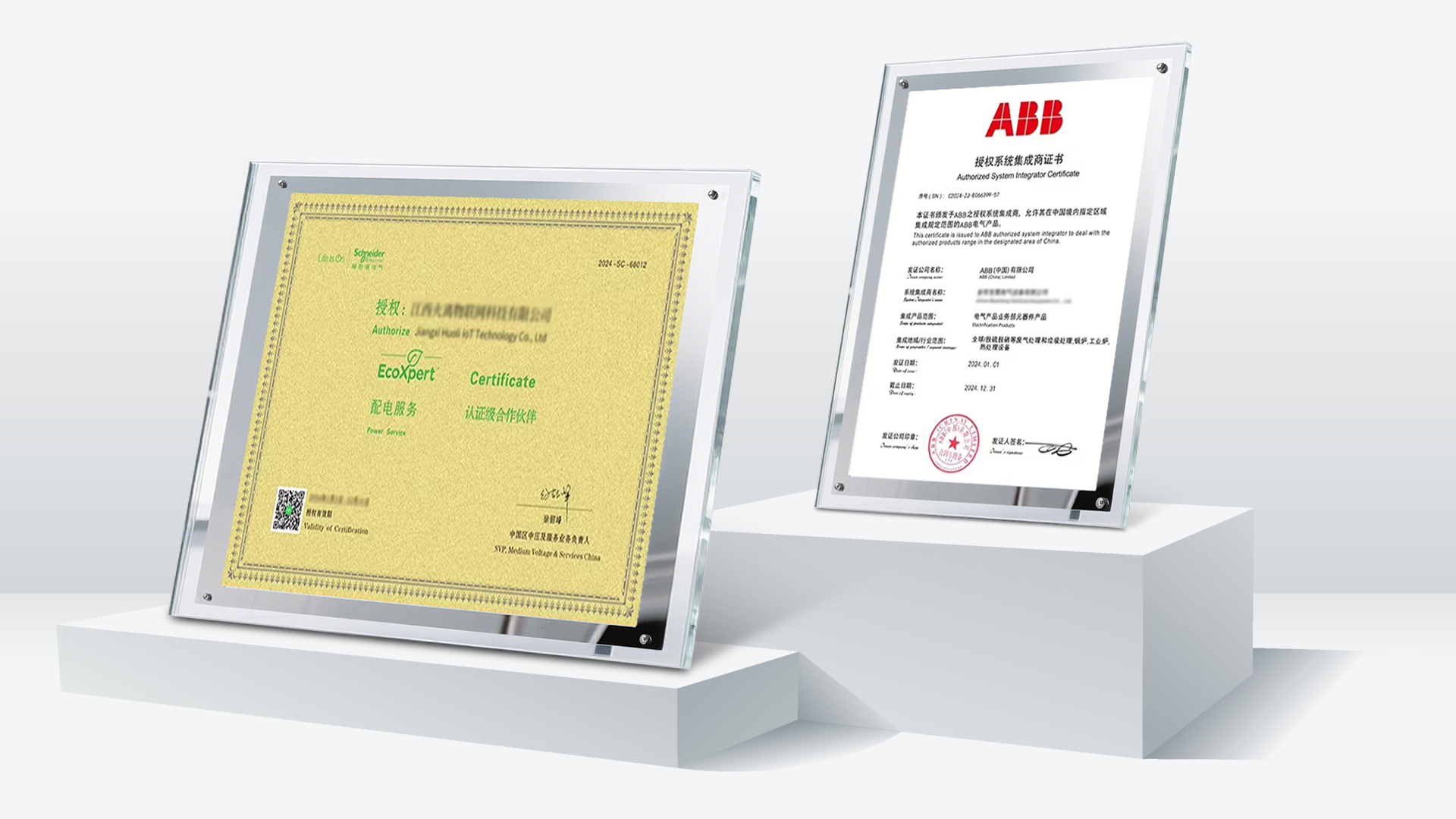 Certificate display