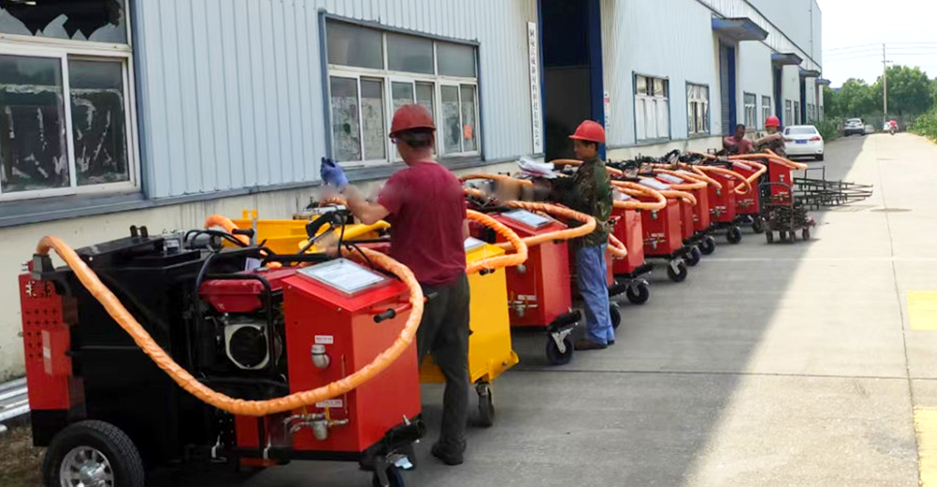 Pavement maintenance machinery