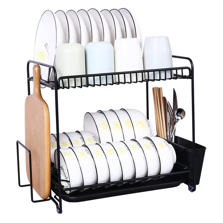 Desktop No-Punch Metal Dish Rack Desktop No-Punch Metal Dish Rack