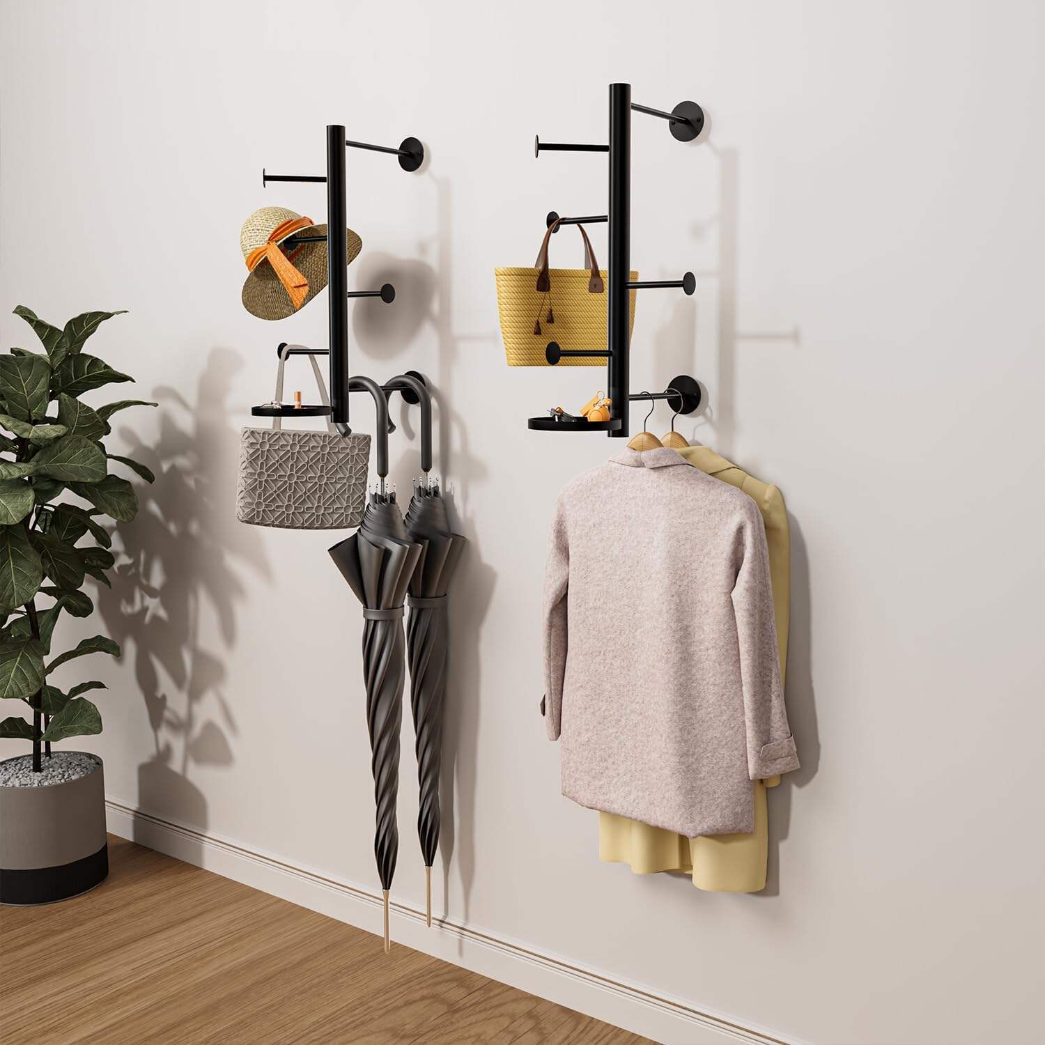 Metal modern wall hangers wall hanging