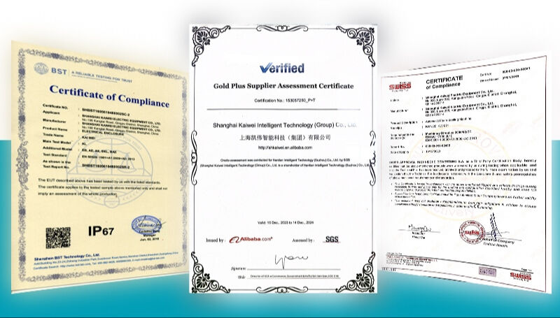 Certified by International Authoritative Institutions