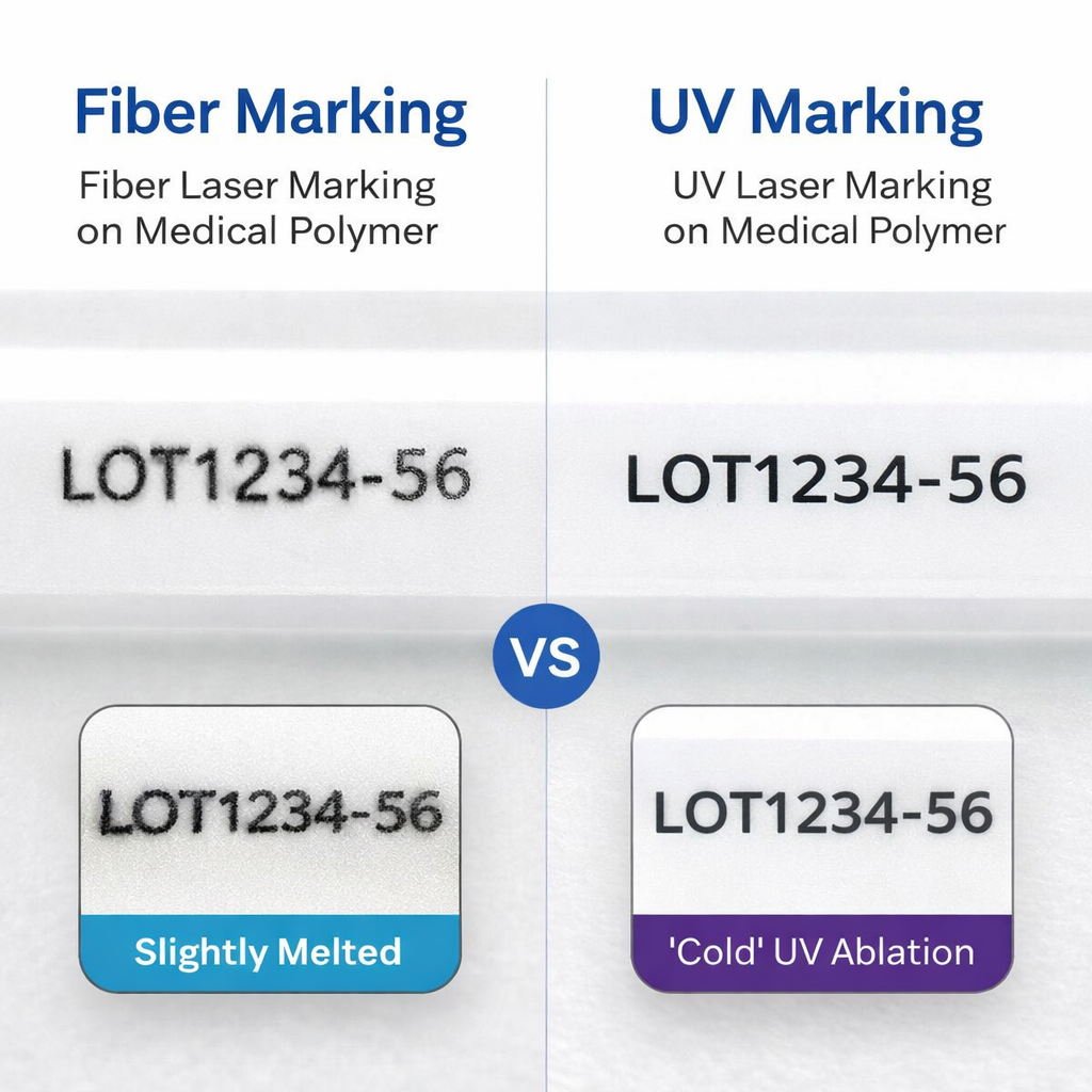 Deep Dive: Fiber vs. UV: Choosing the Right Laser for Medical Polymer Marking