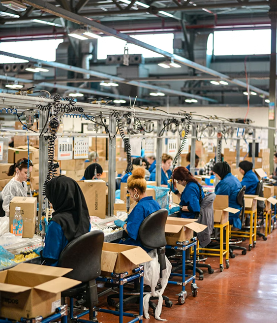 Lignes de production internes